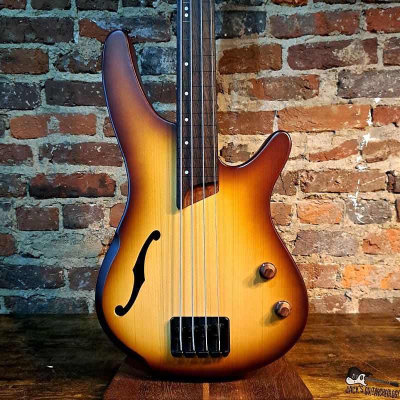 Ibanez SoundGear SRH500F Hollow Fretless Bass (2023 - Violinburst) image 1