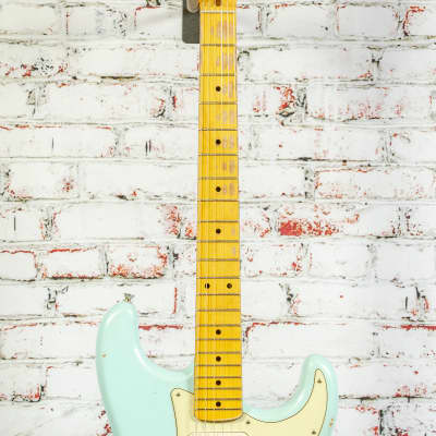 Nash Guitar S-63 Alder Electric Guitar Sonic Blue Serial # MAN-53 image 4