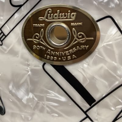 Ludwig - 14x5" 90th Anniversary, Limited Edition, Top Hat and Cane Snare Drum with Original Case! image 2