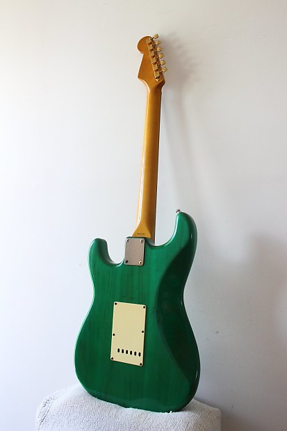 Fender '62 Reissue Stratocaster Transparent Green | Reverb