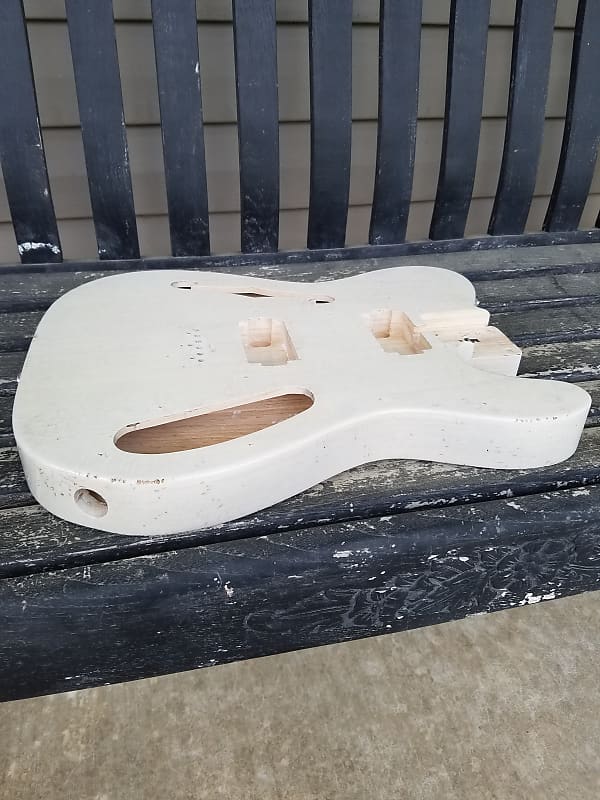 MJT Fender Thinline Telecaster Aged White Body with