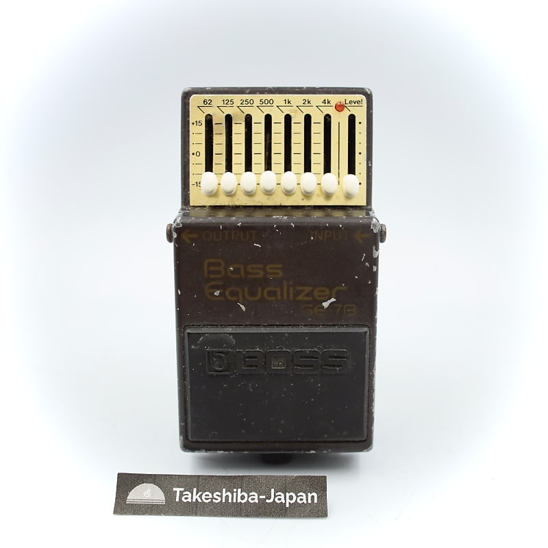 Boss GE-7B Bass Equalizer 1994 Made in Taiwan Black Label