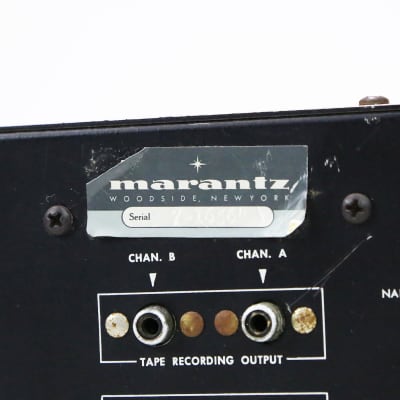 1966 Marantz Model 7T Solid State Stereo Console Control Amplifier Silver Face PreAmplifier PreAmp Made in USA Home HiFi Turntable Pre-Amplifier image 12