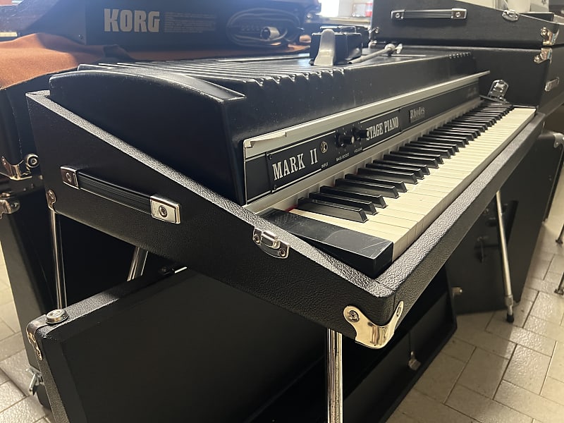 Rhodes Mark II Stage 73-Key Electric Piano 1979 - 1983 - Black Flat Top