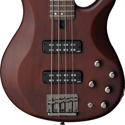 Yamaha TRBX504 4-String Bass Guitar, Translucent Brown image 1
