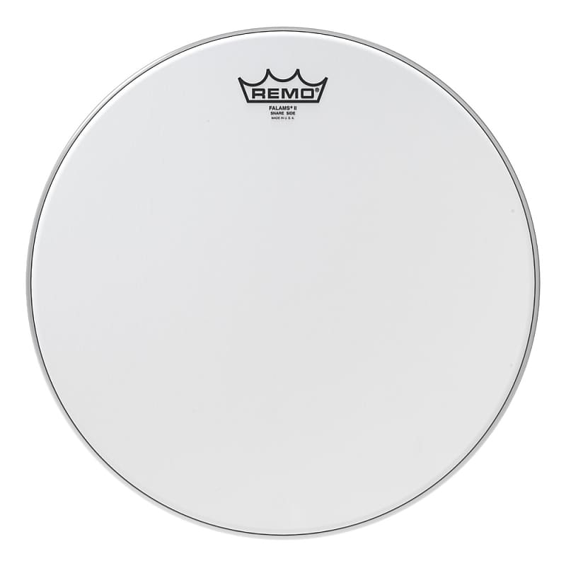Remo Smooth White Falams 14 Inch Snare Side Drum Head Reverb UK