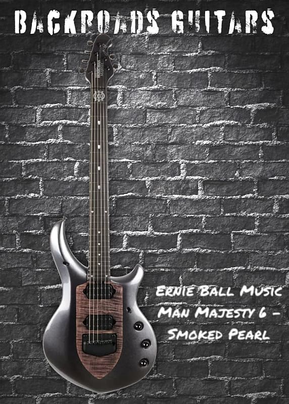 Ernie Ball Music Man Majesty 6 Petrucci- Smoked Pearl image 1