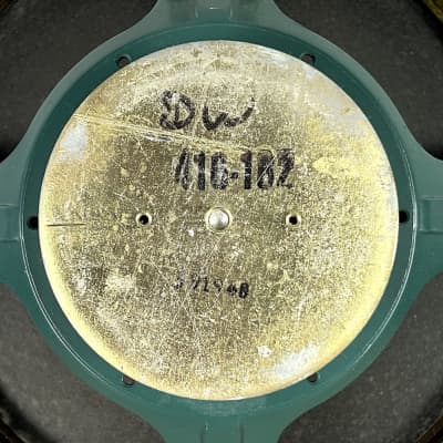 Altec Lansing 416-16Z 15" Speaker Woofer 1960's - Green image 5