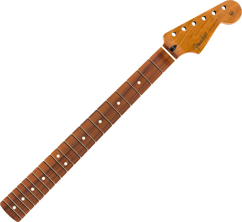 Fender Roasted Maple Stratocaster Replacement Neck, Pau Ferro Fretboard, C Shape image 1