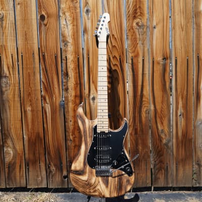 ESP Original Custom Shop Snapper AS-M Driftwood/Burner Satin 6-String Electric Guitar w/ Case (2024) image 2
