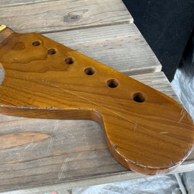 Real Life Relics Jaguar® NECK Nitro Roasted Maple With Bound Maple Fingerboard Block Inlays Neck Large Headstock 21 Fret JGMMBR #4 image 2