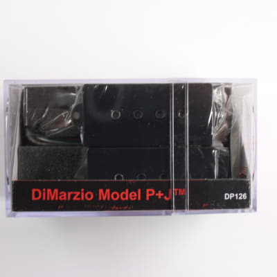 DiMarzio Model P + J Bass Pick-up Set Black DP 126 image 1