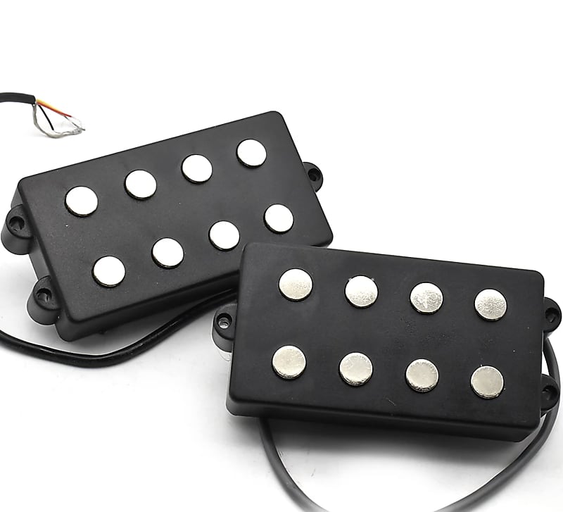 1 Set 4 String Bass Guitar Pickups Neck and Bridge Reverb UK