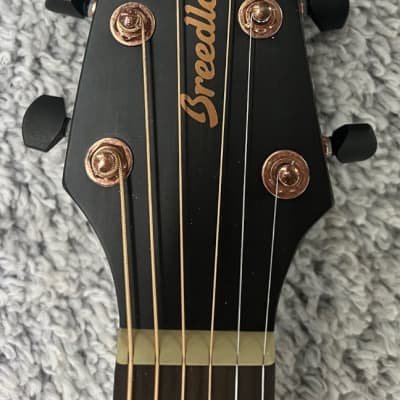 Breedlove Rainforest S Concert Abyss CE African Mahogany Acoustic Electrc Guitar image 6