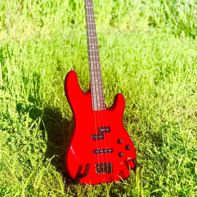 Fender Contemporary Power Jazz Bass Special 1987 - Candy Apple Red for sale