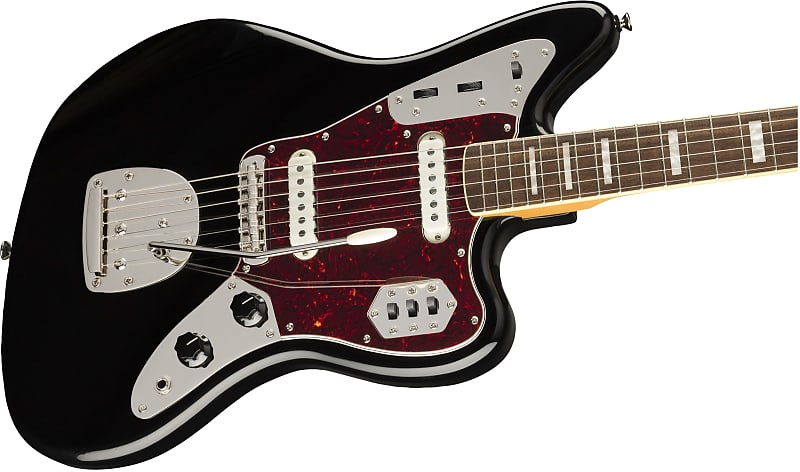 Fender Squier Classic Vibe '70s Jaguar Black image 1