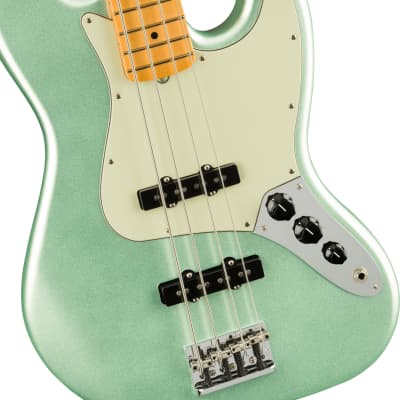 Fender American Professional II Jazz Bass Maple Fingerboard Mystic Surf Green image 6