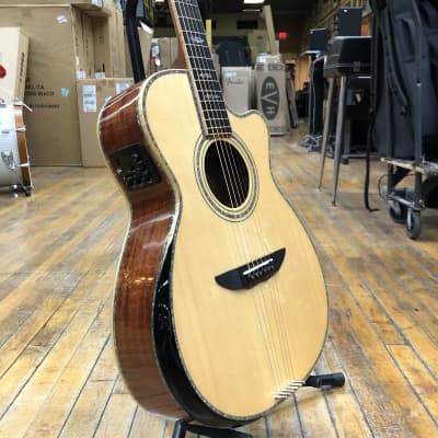 Reverse Tension Guitars OM-930C All-Solid Spruce/Mahogany Acoustic-Electric Late 2010s w/Hard Case image 2
