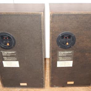 mcs panasonic technics 683-8320 time aligned 3 way vintage speakers image 4
