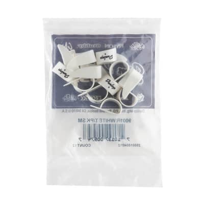 Dunlop 9001R Plastic Thumbpicks, Small, 12-Pack, White image 2