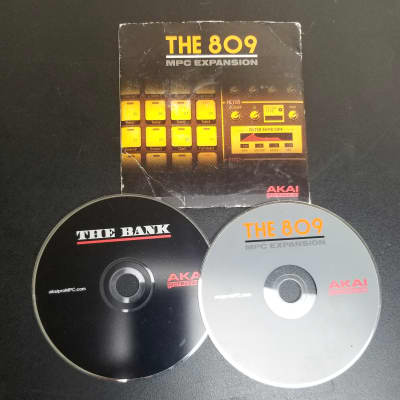 Akai "809" and "The Bank" Sound Library Discs for MPC Software/Hardware Suite