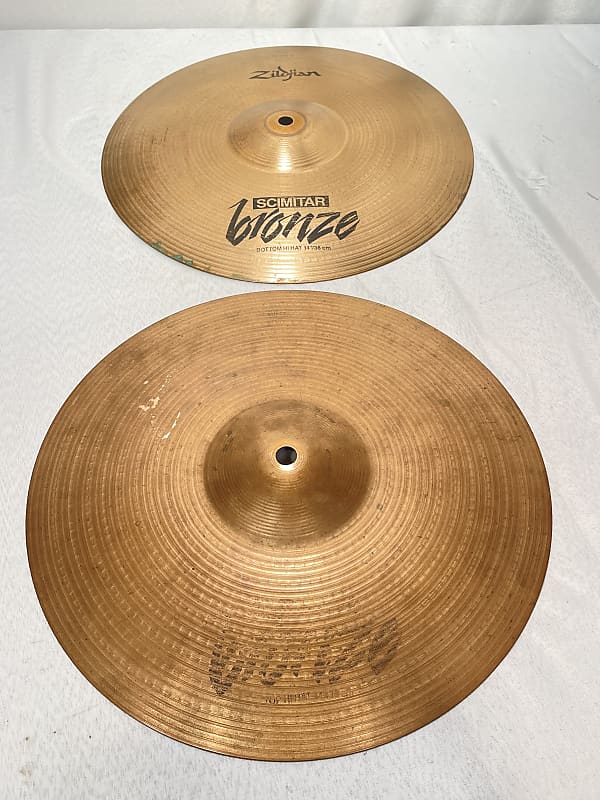 Zildjian 14” Scimitar Hi Hat Cymbals Reverb