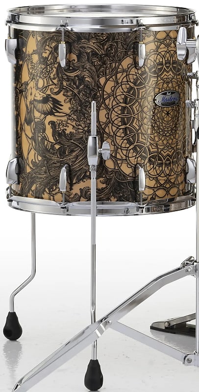 Pearl Masters Maple Complete 18x16" Cain & Abel Lacquer Floor Tom Drum w/Legs | NEW Authorized Dealer image 1