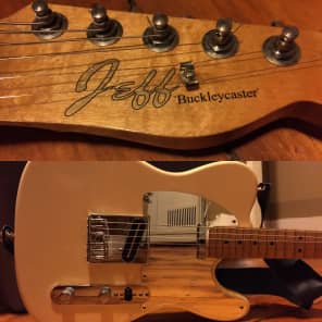 Jeff Buckleycaster Tele Custom Built Warmoth Neck Fender Japan Top Loading Body image 3