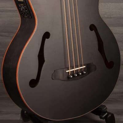 Aria FEB F2M Satin Black Medium scale Acoustic Bass image 4