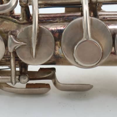 Early Buffet Crampon Soprano Saxophone in Silver Plate HISTORIC COLLECTION image 12