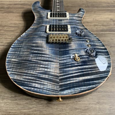 PRS 35th Anniversary Custom 24 10 Top Faded Whale Blue w/ Pattern Thin Neck Paul Reed Smith image 9