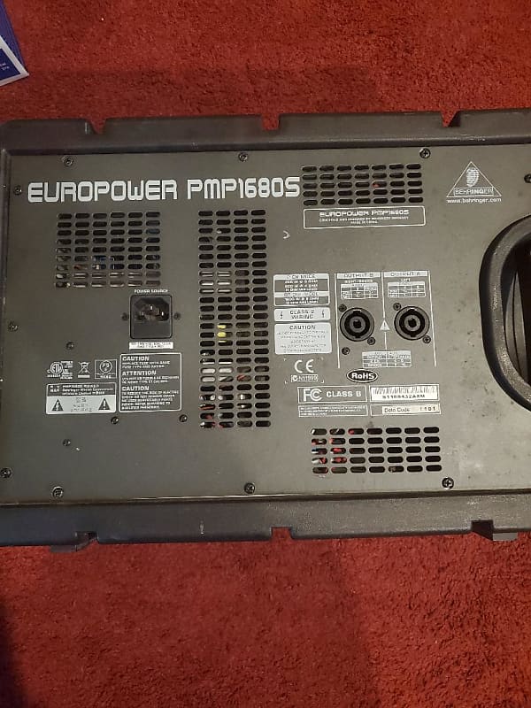 Behringer Europower PMP1680S 1600-Watt 10-Channel Powered Behringer Europower PMP1680S 1600-Watt 10-Channel Powered