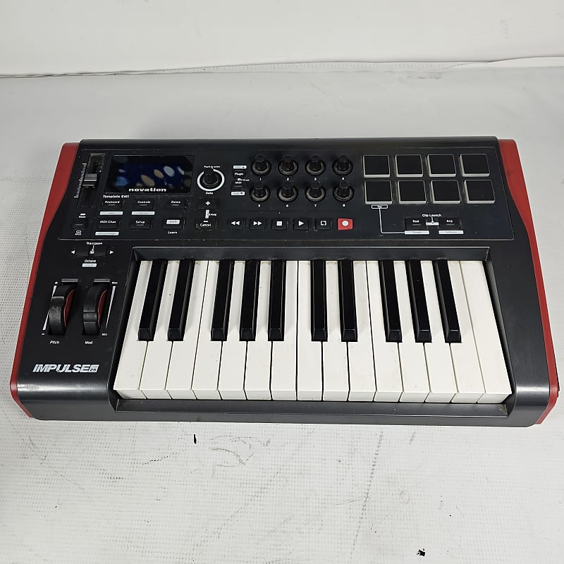 Novation Impulse 25 MIDI Keyboard Controller | Reverb