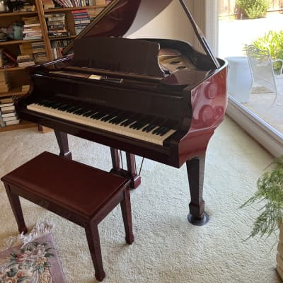 Kohler & Campbell SKG400S Baby Grand Piano 1994 Red Mahogany image 1