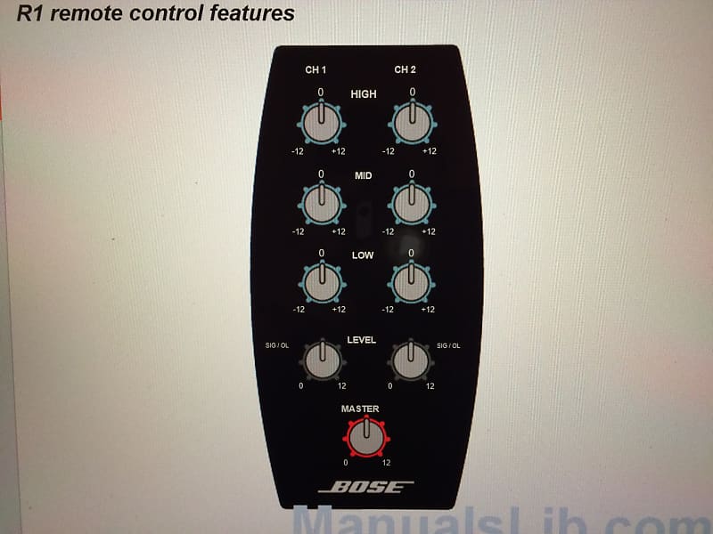DTM・DAW BOSE L1 model I Remote Controller R1 BOSE L1 model I Remote Controller R1