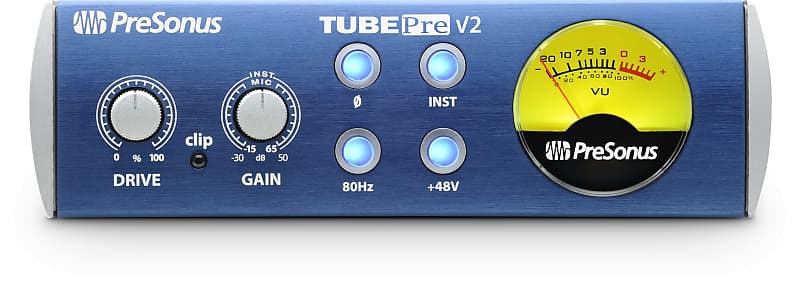 Presonus TubePre V2: 1-channel Tube Preamplifier/DI Box image 1