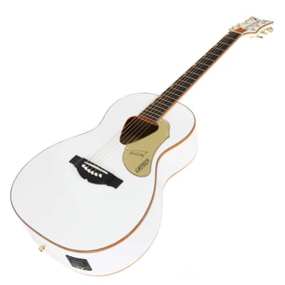 Gretsch G5021WPE Rancher Penguin Parlor Acoustic Electric in White image 6