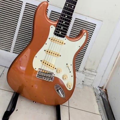 1994 Fender Japan Vintage Stratocaster Foto Flame guitar, V maple 