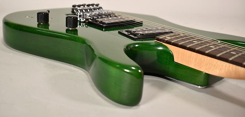 90's Hamer Diablo Slammer Trans Green Finish Floyd Rose
