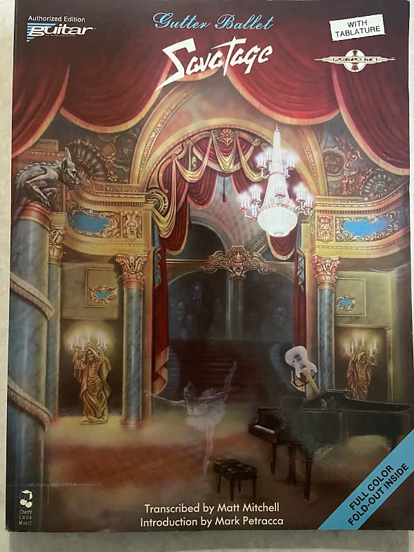 Savatage Gutter Ballet Guitar Tab / Tablature Book Reverb