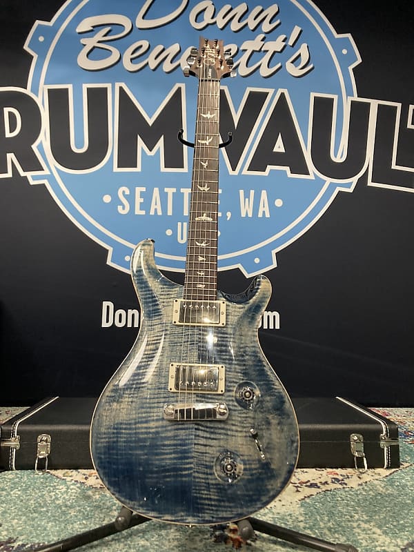 PRS Custom 22 Guitar, 2014 - Faded Whale Blue image 1