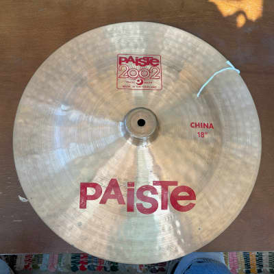 Paiste 2002 China シンバル　18” Paiste 2002 Classic 18