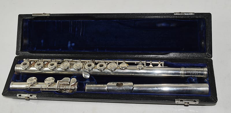 Gemeinhardt 3SS Handcrafted Sterling Silver Flute 1970s Open | Reverb