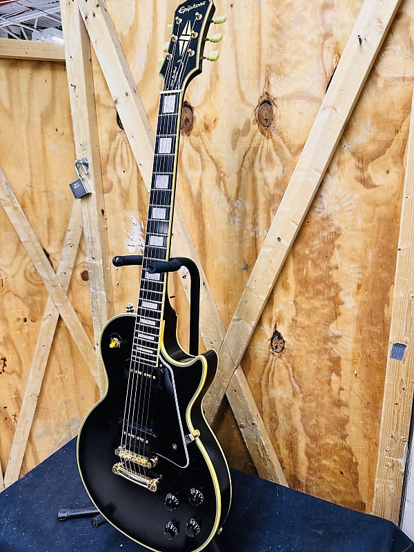 Epiphone LesPaul Custom Korea 2006 Ｐ90 Epiphone Les Paul Custom Black 2006 – Chicago Music Exchange