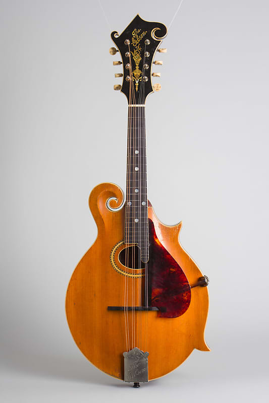 Gibson  F-4 Carved Top Mandolin (1911), ser. #14487, original black hard shell case. image 1