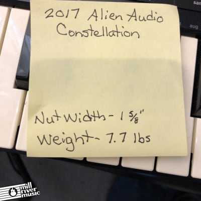 Alien Audio Constellation 434 DP 4-String 21-Fret Bass Guitar Natural 2017 w/ Gig Bag USA image 12