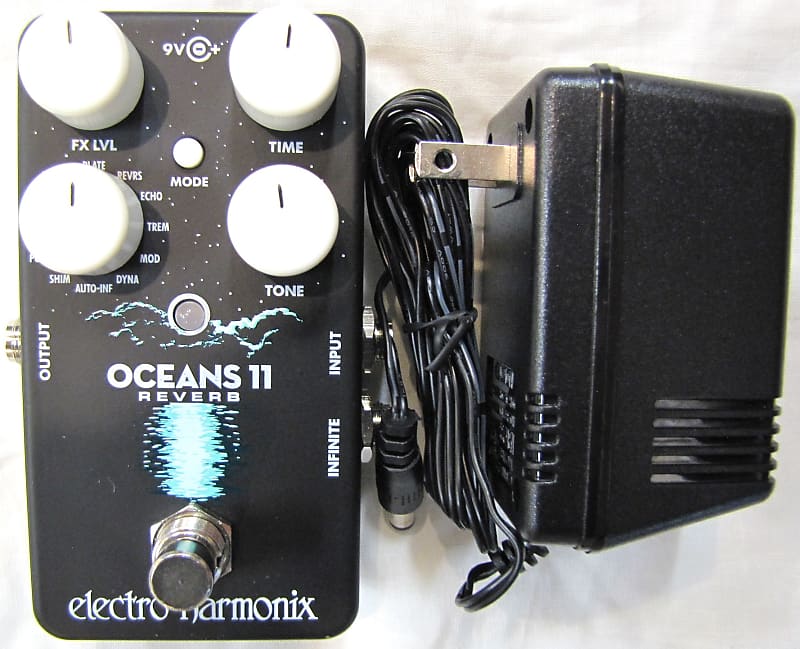 Used Electro-Harmonix EHX Oceans 11 Reverb Guitar Effects Pedal image 1