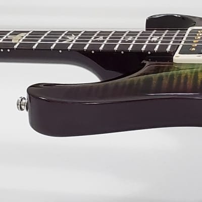 2020 PRS Custom 22 10-Top Emerald Smokewrap Burst Paul Reed Smith Core Electric Guitar image 9