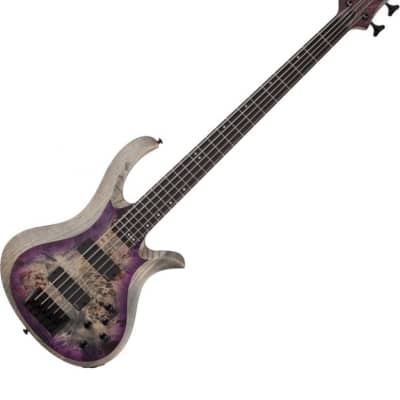 Schecter RIOT-5 Electric Bass in Satin Aurora Burst for sale