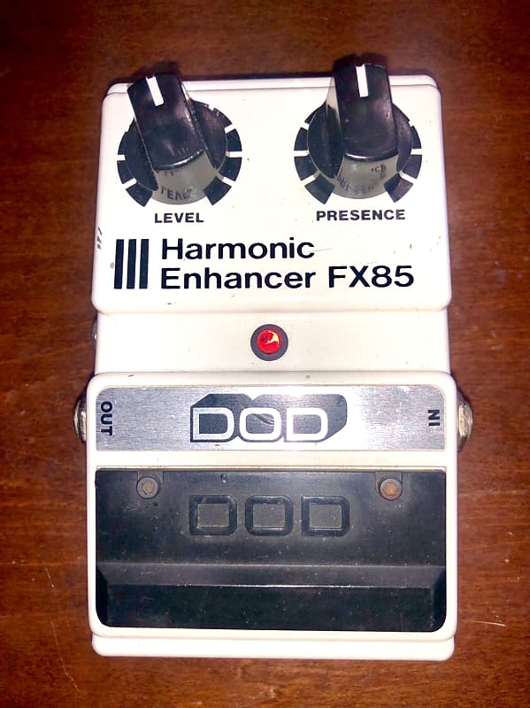 DOD FX85 Harmonic Enhancer pedal 1985 White treble boost gain drive vintage RARE!!! image 1